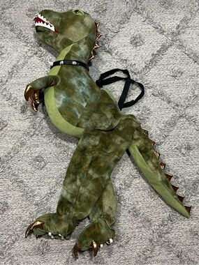 Ministry of Rascals Light Up Growling Dinosaur Ride On Costume Ages 3-7 GUC